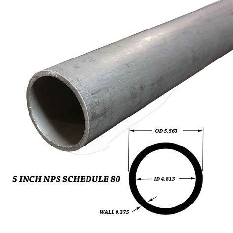 5.5 inch metal pipe